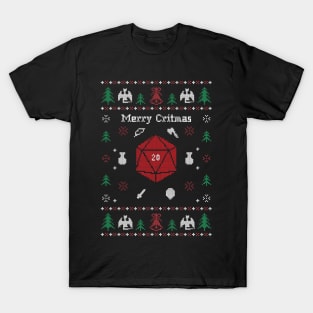 D&D Ugly Christmas Sweater T-Shirt